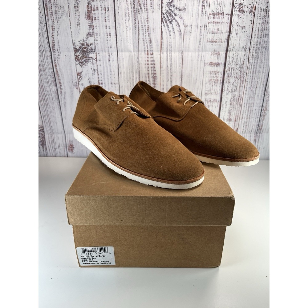 NEW NISOLO TRAVEL DERBY SIZE 10.5 IN Tan